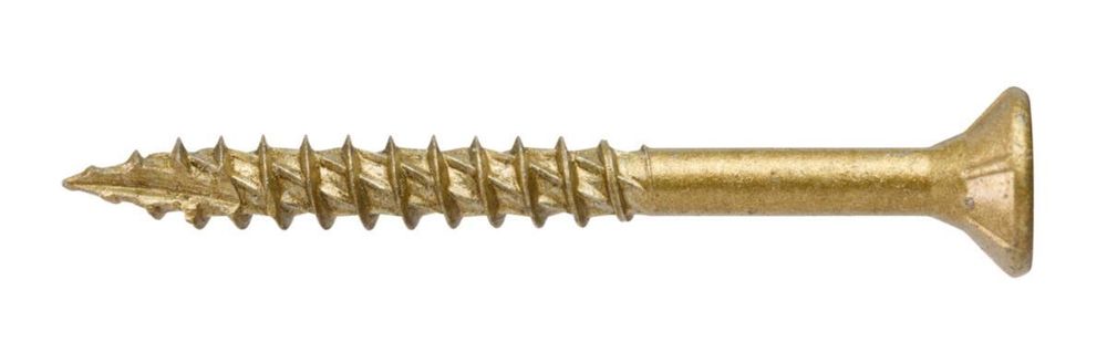 Шуруп для дерева із потайною головкою, для зовнішніх робіт