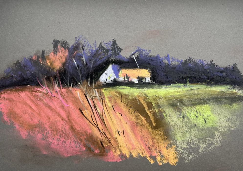 Картина пейзаж, 20х30см