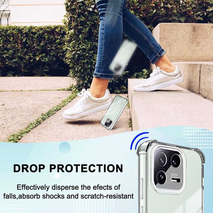 XCYYOO Xiaomi 13 Pro Etui + sznurek pasek torebka bezbarwne mocne