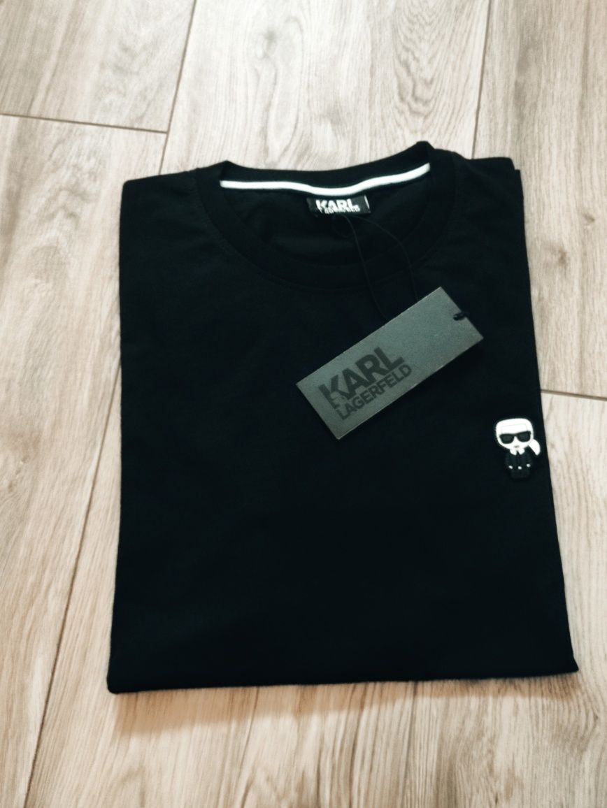 KARL LAGERFELD super T-shirt męski rozmiar M