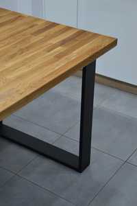 Nogi metalowe do stołu industrial loft 80x72 cm profil 60x20mm