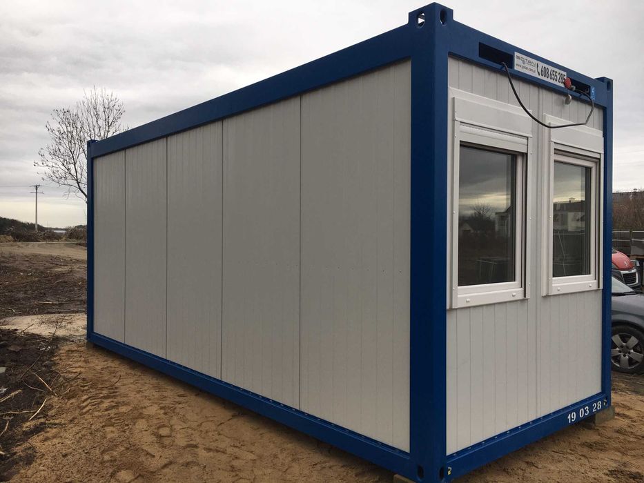 Kontener biurowy (socjalny) z klimatyzacją - ZIELONA GÓRA  WYNAJEM