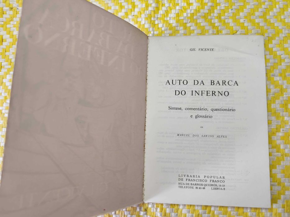 AUTO DA BARCA DO INFERNO – 
Gil Vicente 

De Manuel dos Santos Alves