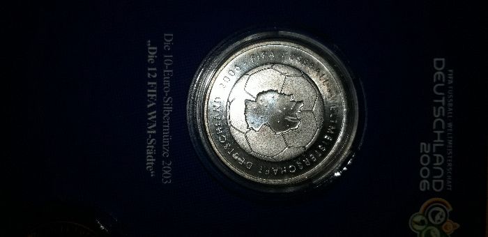 Moedas Fifa 2003/4/5/6 Proof