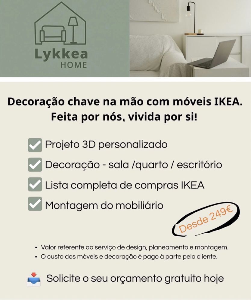 Decoração chave na mão - Mobiliário IKEA