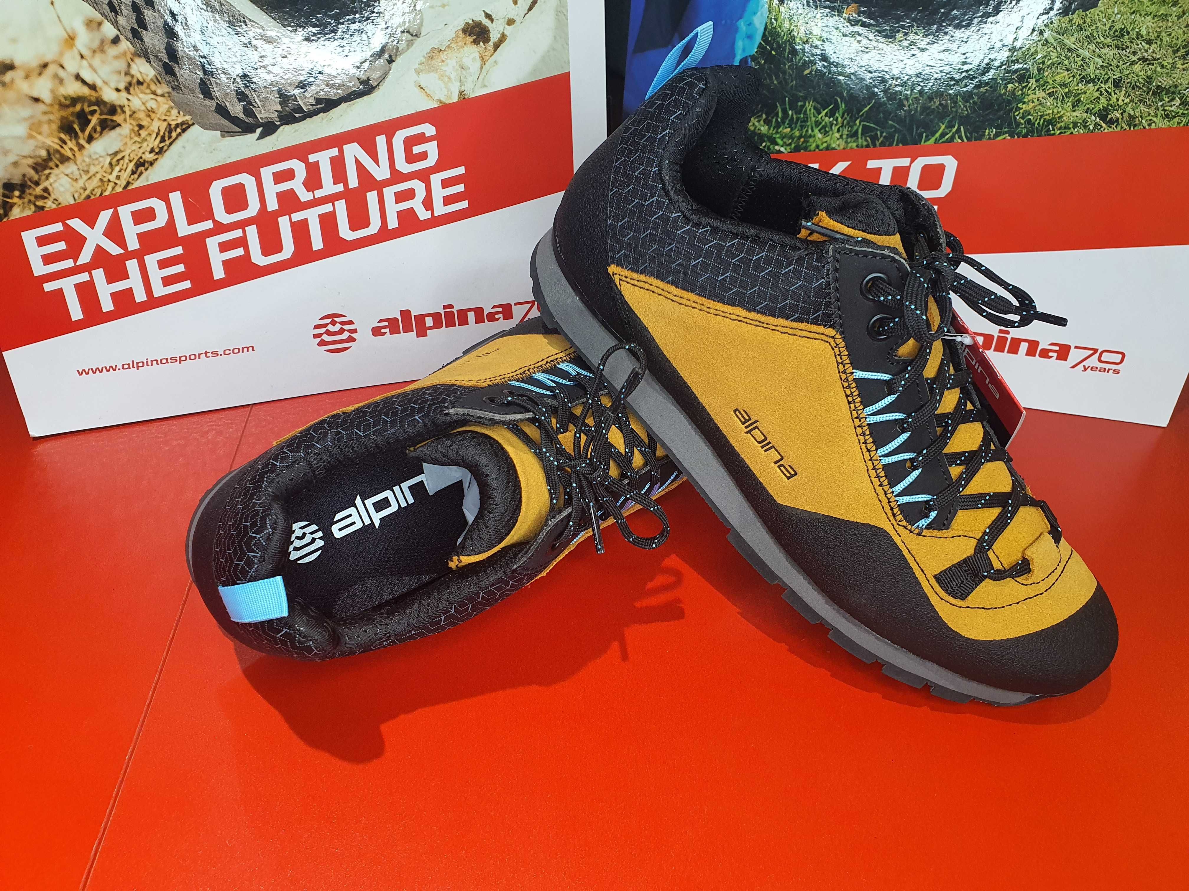 Buty trekkingowe damskie Alpina Lin Brown SKÓRA! rozmiary od 36 do 42