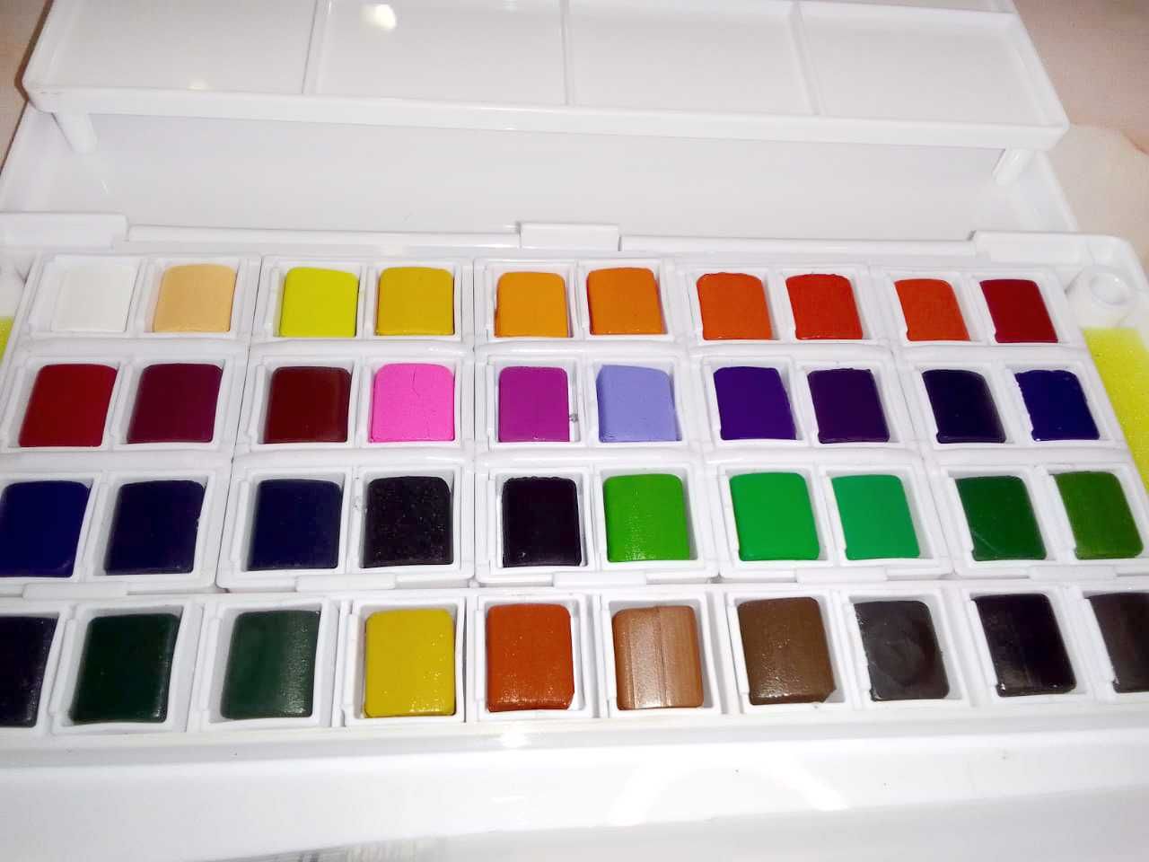 Новый набор акварельных красок 40 цветов!