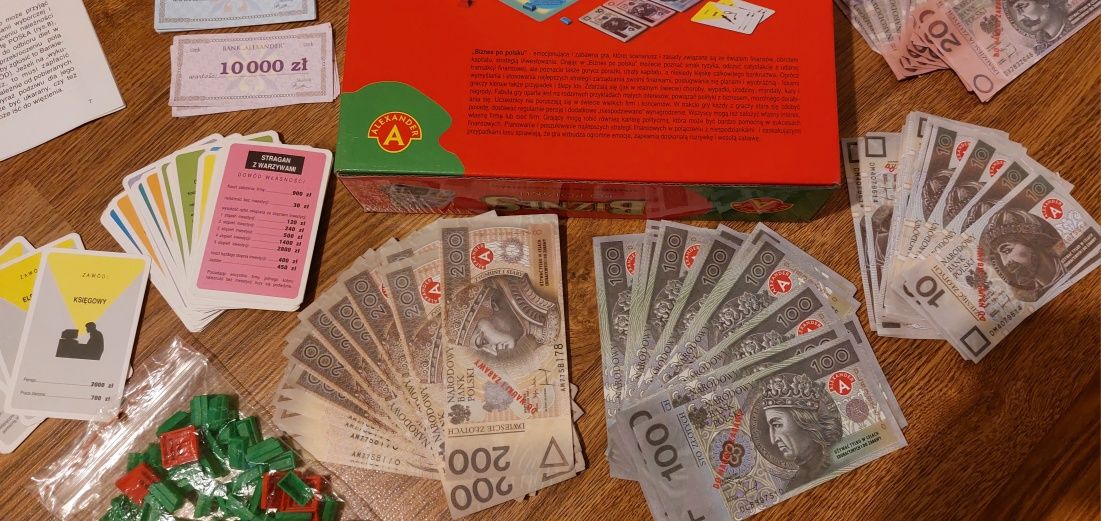 Gra "Biznes po polsku" z firmy Aleksander wiek 7+