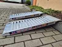 Najazdy aluminiowe od 1-5m, od ręki lub na zamówienie, udźwig do 44T