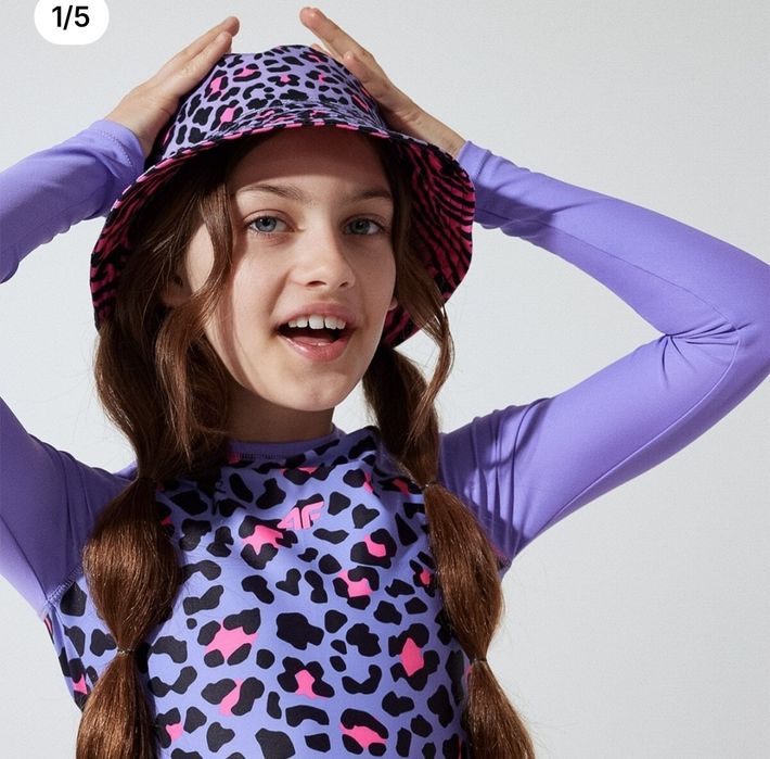 Kapelusz 4F bucket hat
dwustronny dziewczęcy