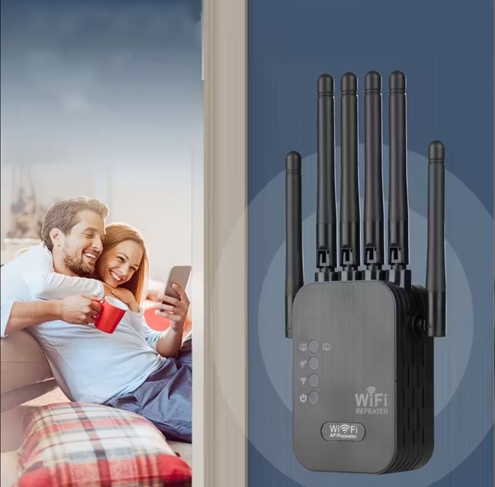 Ретранслятор WI FI підсилювач сигналу, WI-FI6, 300m, 2.4 Ггц