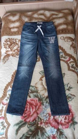 Новые тёплые джинсы(13-14 лет).+Бонус(5_ДВД_дисков в подарок).
