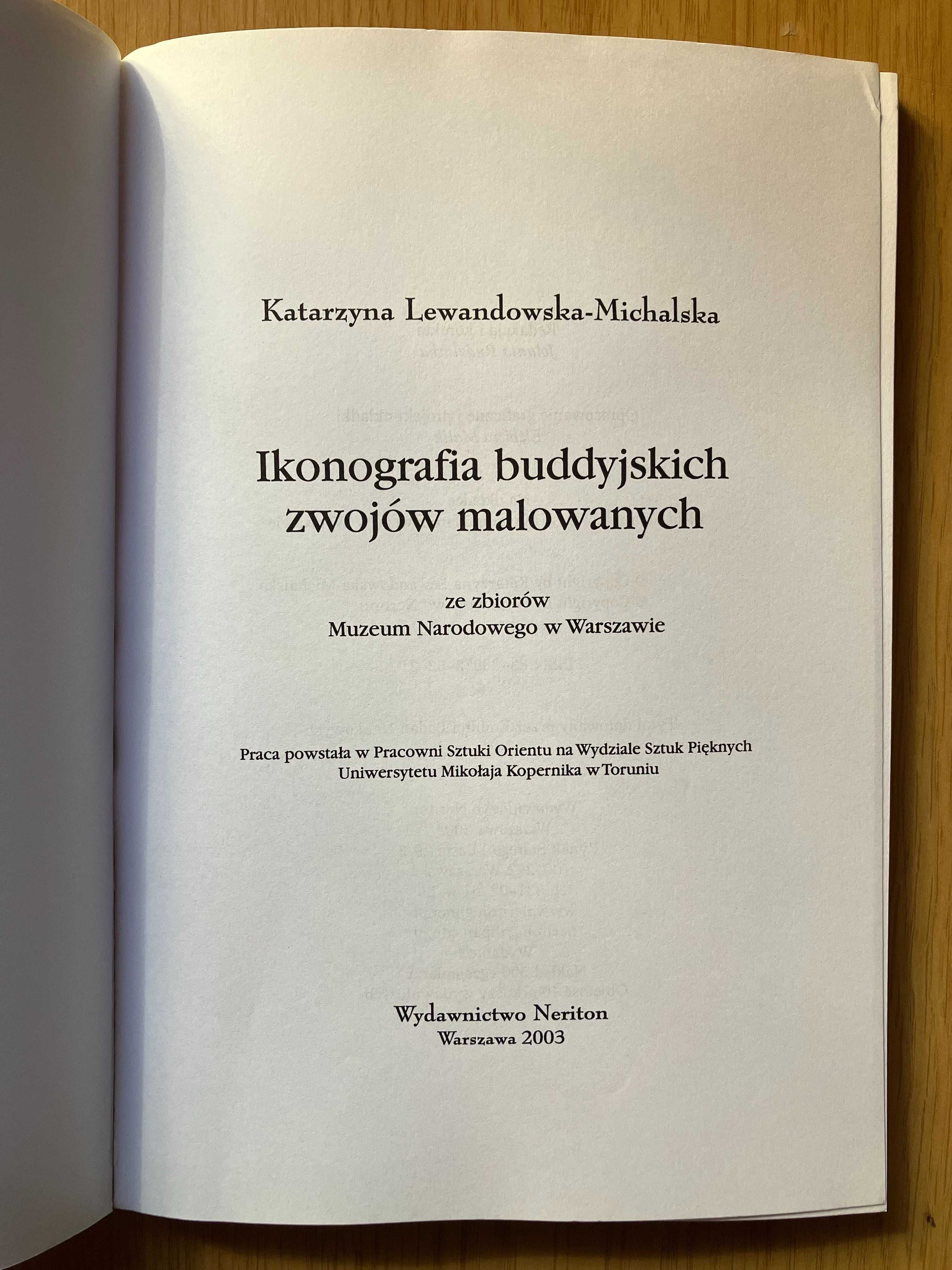 Ikonografia buddyjskich zwojów malowanych Lewandowska-Michalska