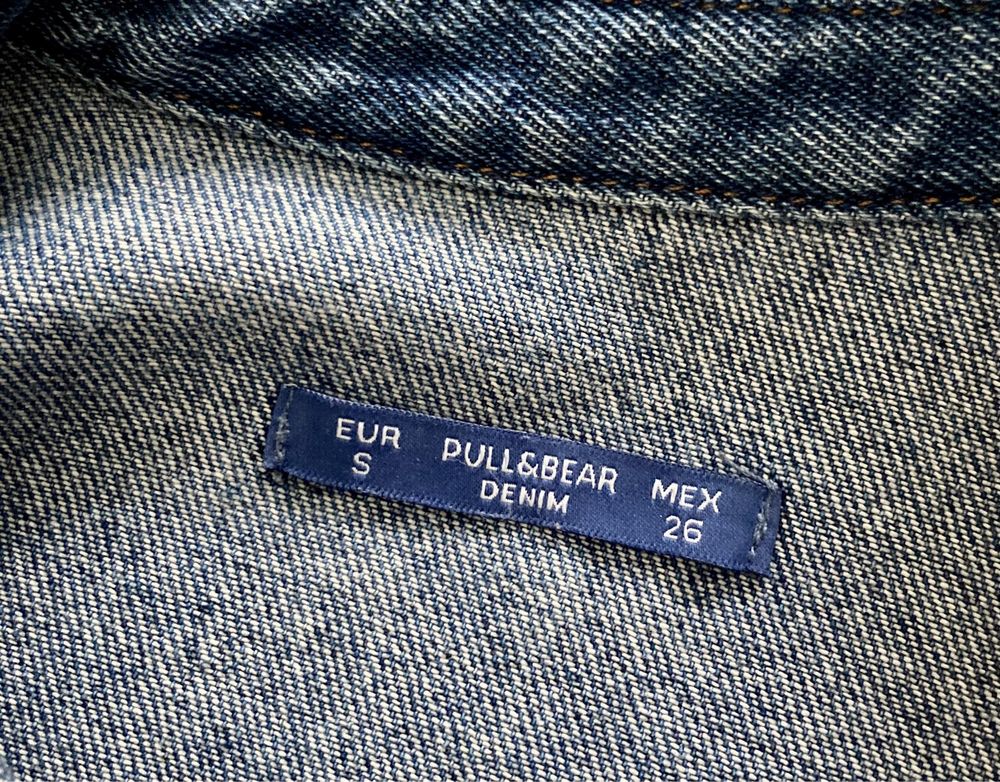 Jeansowa sukienka Pull & Bear z kieszeniami S