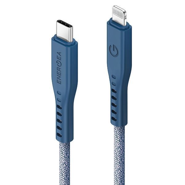 Kabel 3A Pd Mfi 60W Charge Usb-C Energea Niebieski/Blue Lightningc94