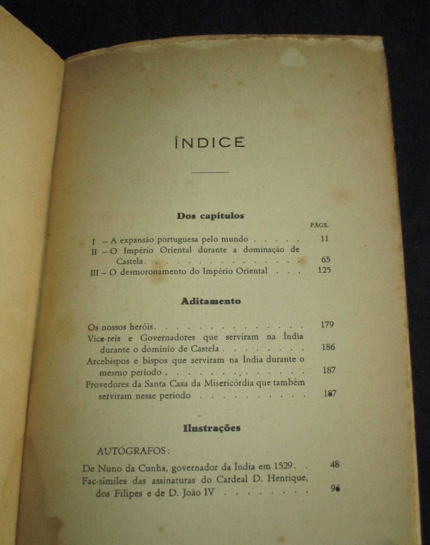 Livro O Domínio de Castela e o Império Oriental José Ferreira Martins