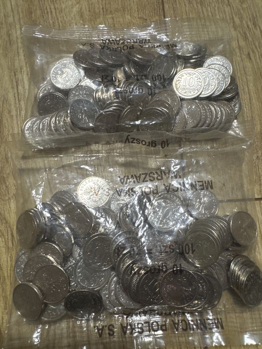 2 woreczki mennicze 10gr z 2012 roku