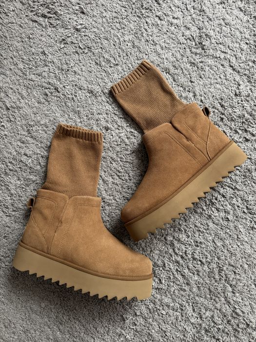 Чоботи, угги ugg classic ultra mini platform sock boot