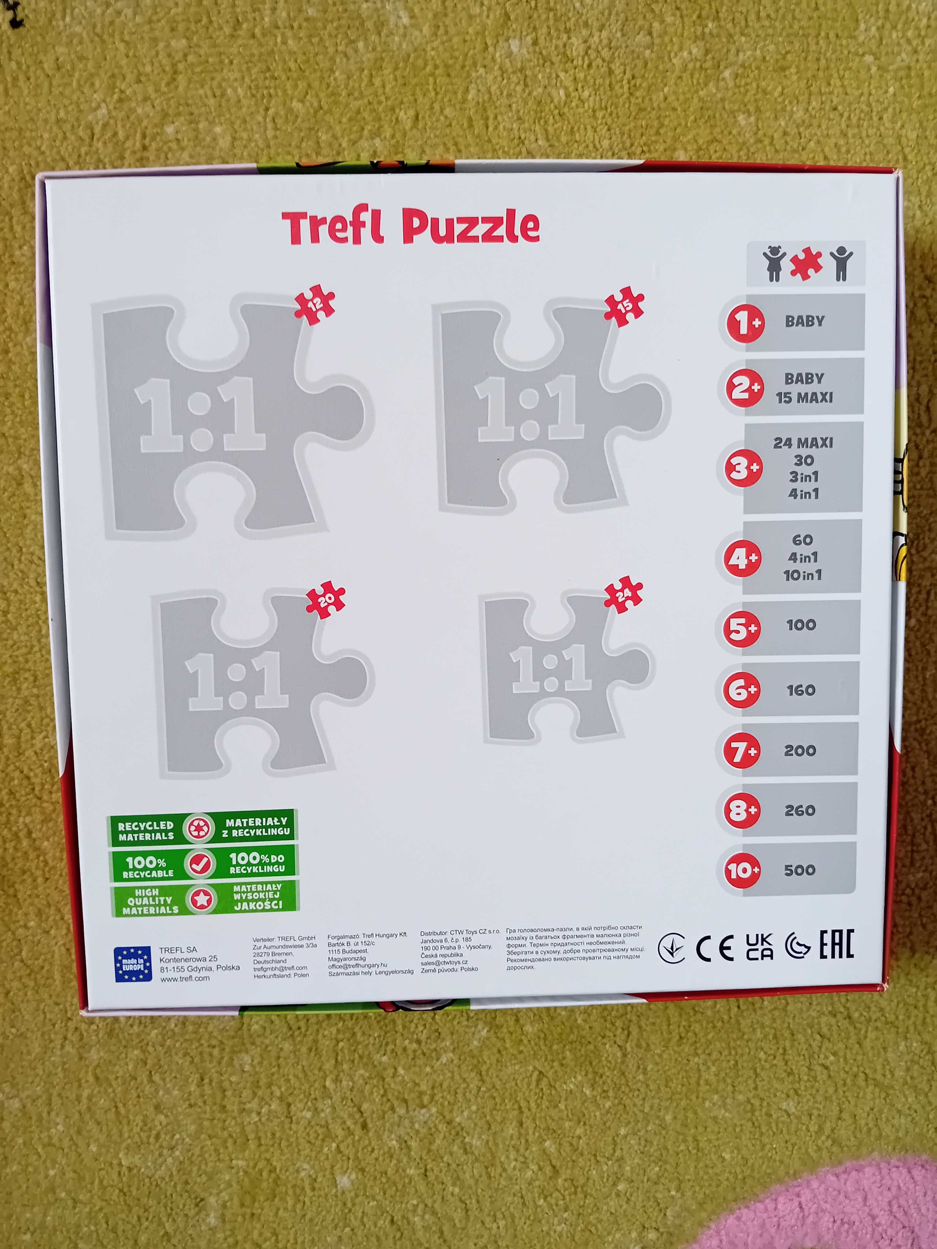Puzzle Trefl 3+ "Kicia Kocia"
