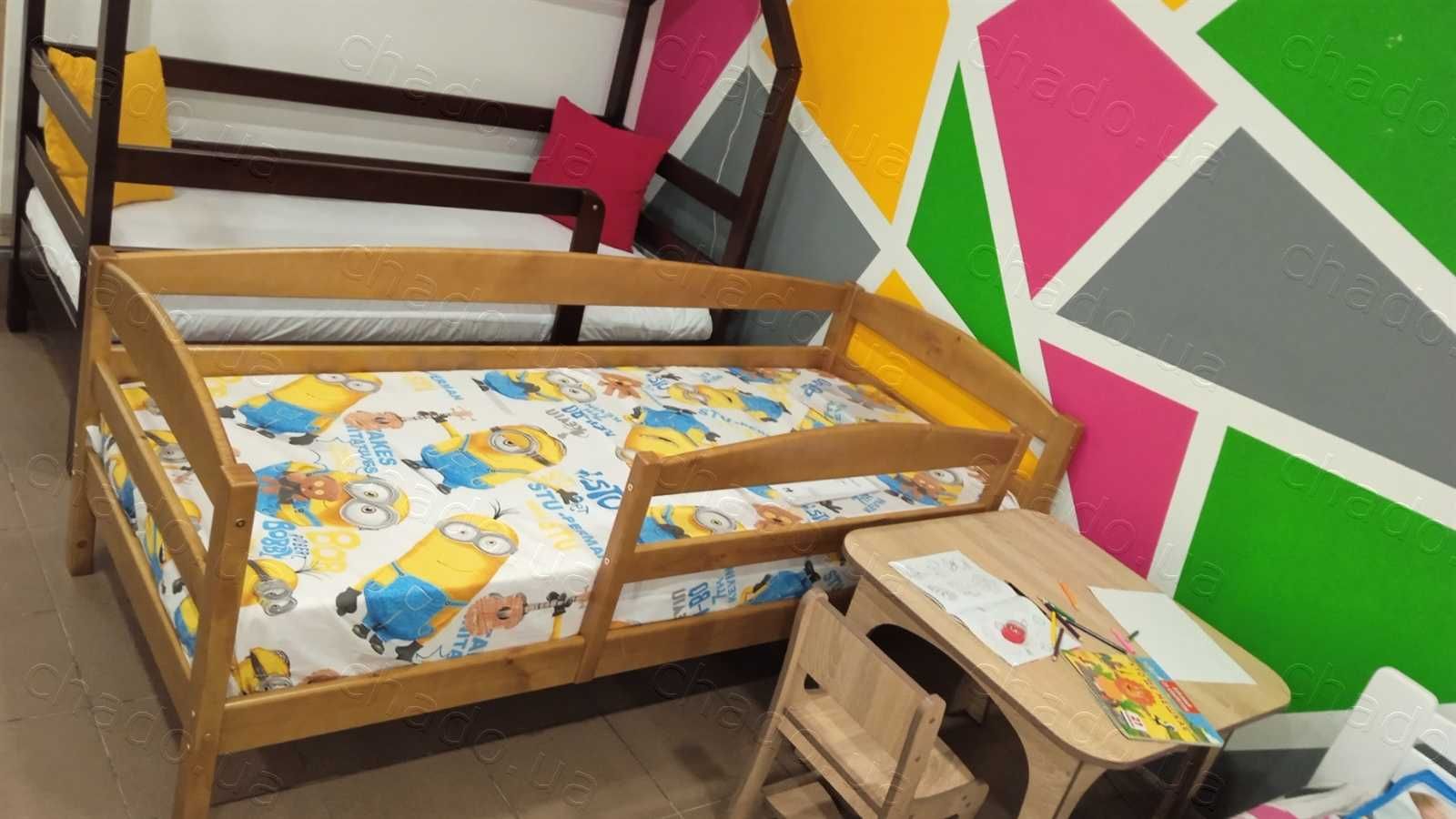 Дитяче Високе Ліжко на Ламелях ; Детская Кровать ! Ліжечко для Дитини.
