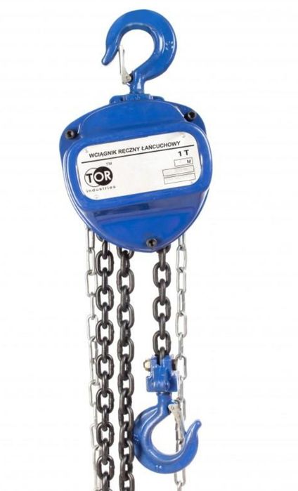 Wciągnik ręczny z wózkiem jezdnym wciągarka łańcuchowa podnośnik 1T 3m