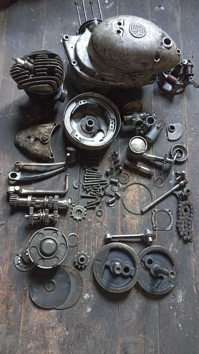 Silnik SHL 125 M04, WFM M06 rok 1953 typ S01