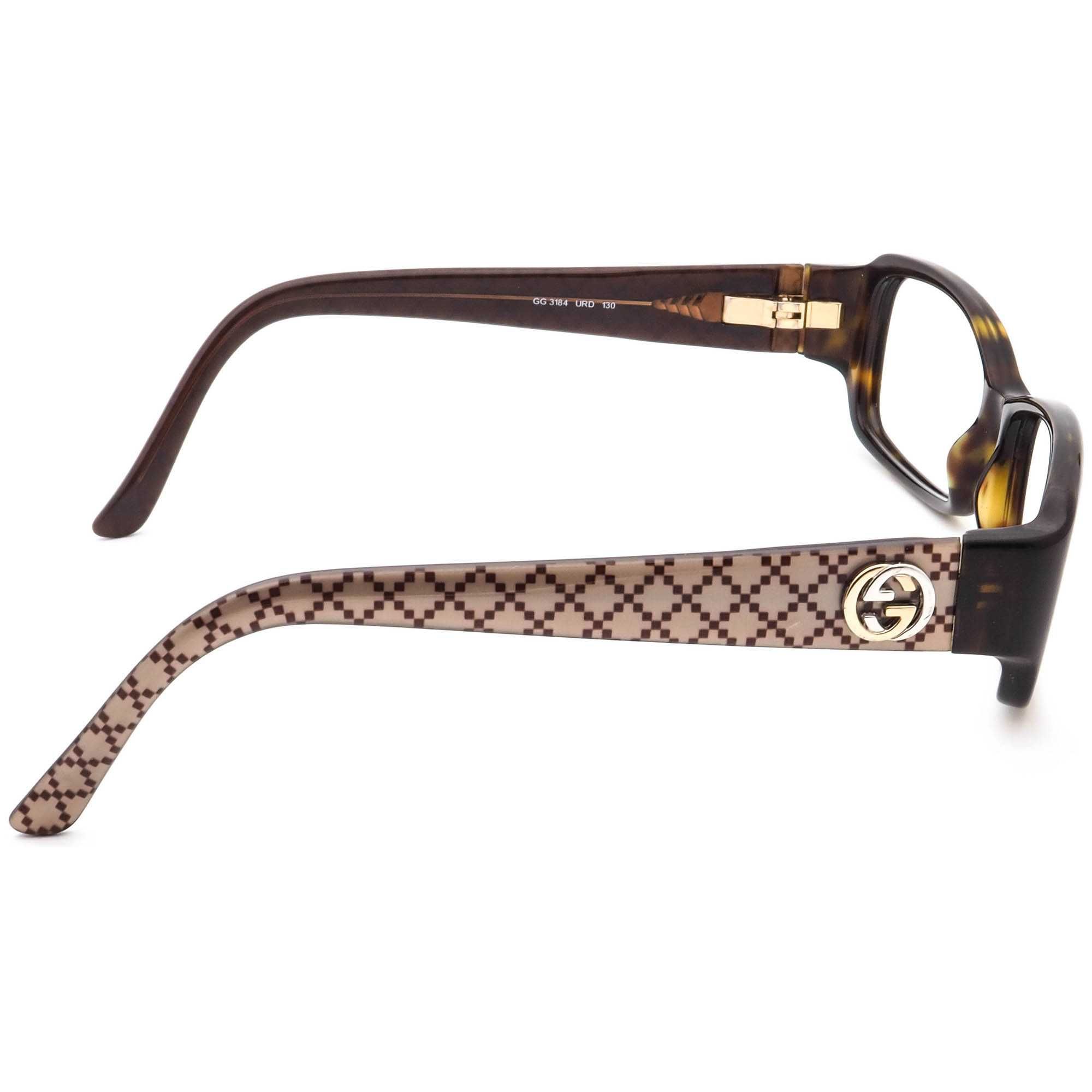 Женские очки Gucci GG 3184, Черепаховая прямоугольная оправа Италия !