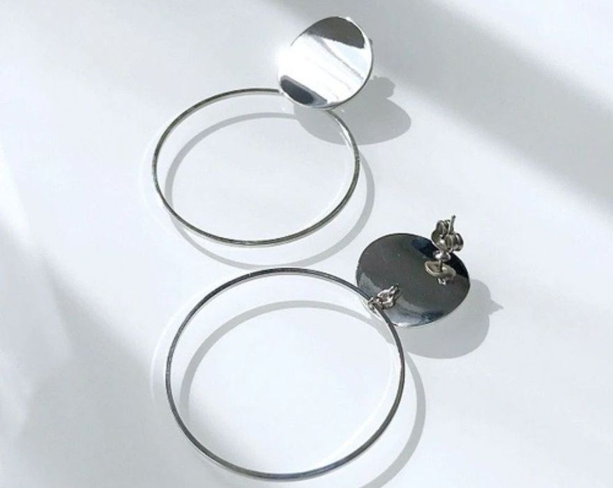 Сережки кульчики гарні