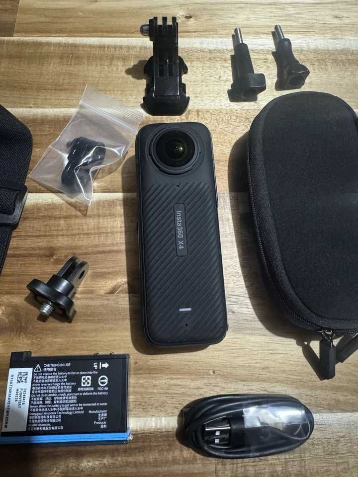 Kamera Insta360 X4 ONE X4 8K 360 + karta 128GB + uchwyt motocyklowy