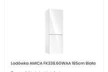 Lodówka Amica szklany front