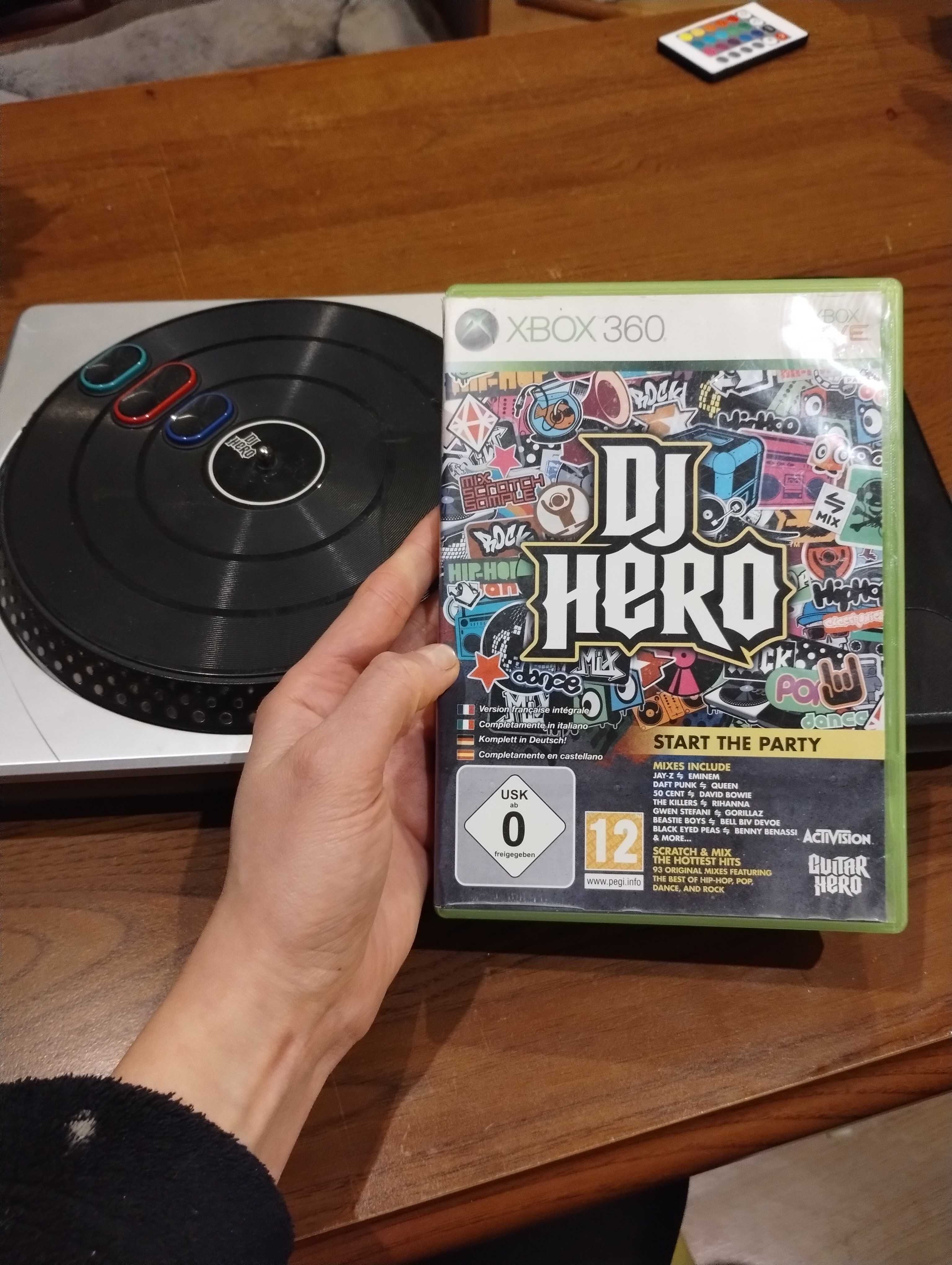 Konsola Dj Hero Xbox + gra Dj Hero