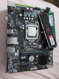 Płyta główna GA-H110M-S2 procesor I5 7500 RAM DDR4 12Gb