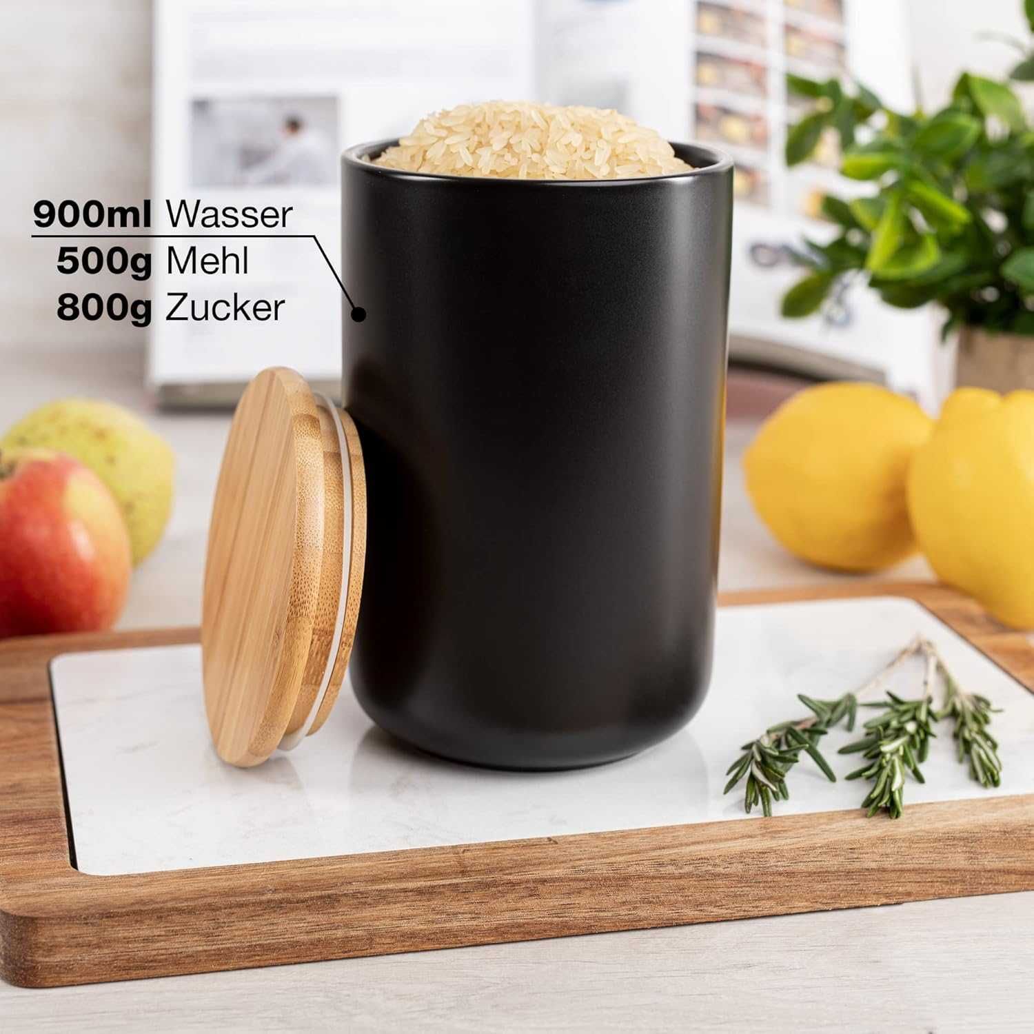 Pojemnik na żywność ceramiczny / organizer / 900ML !1941!