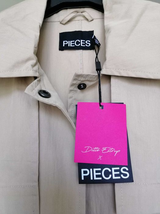 Тренч, плащ бренду Pieces. Оригінал. Розмір M