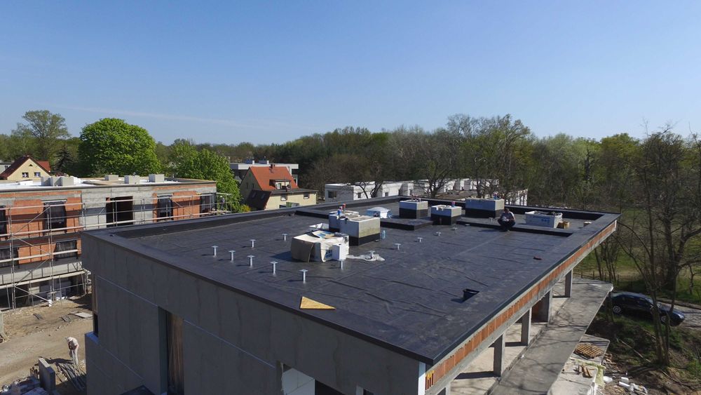 Hydroizolacja, epdm, pcv, tpo, dachy płaskie, tarasy, balkony