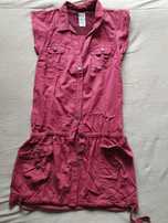 Vestido Verão Bershka M Camiseiro Rosa