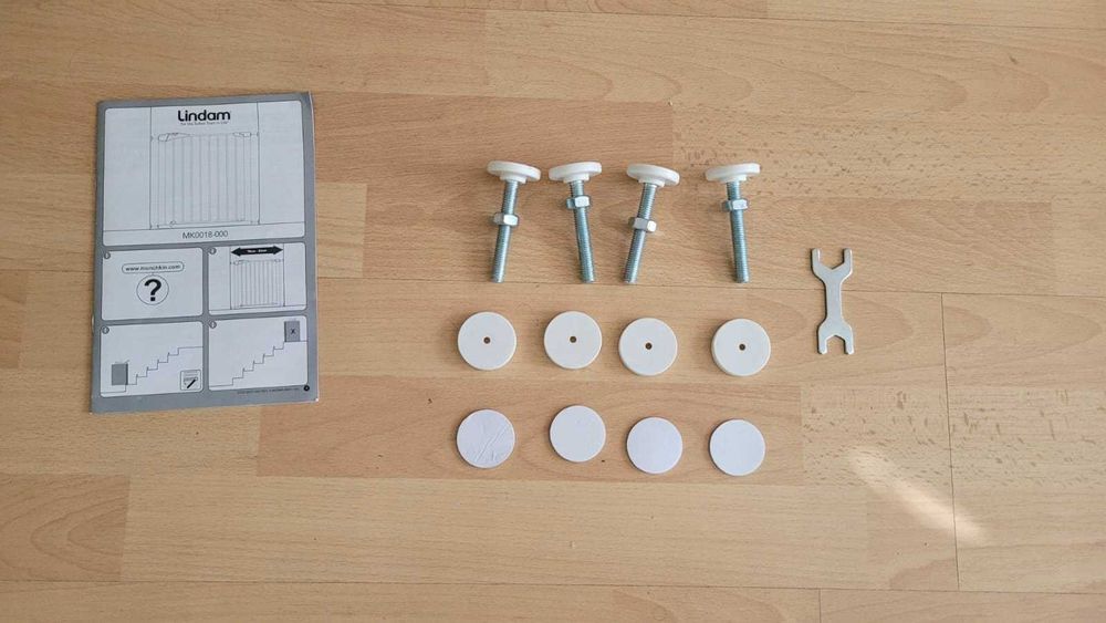 LINDAM Barierka rozporowa Bramka Na Schody 76-82 cm Sprawdź Zdjęcia