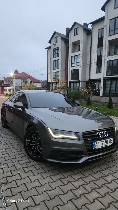 Audi A7 s line матриція проекція