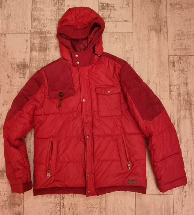 Męska zimowa kurtka z kapturem - Big Star