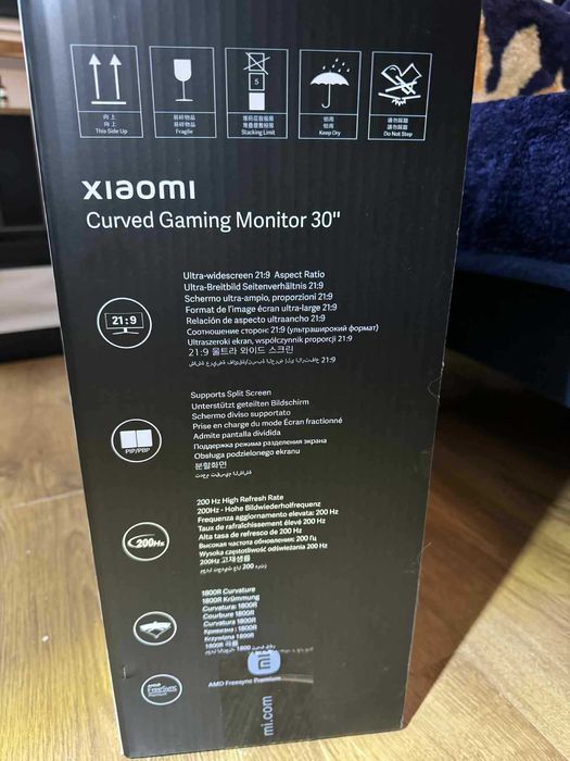 Nowy monitor Gamingowy Xiaomi 30" 200Hz 21:9 RMMNT30HFCW Komputer/PS