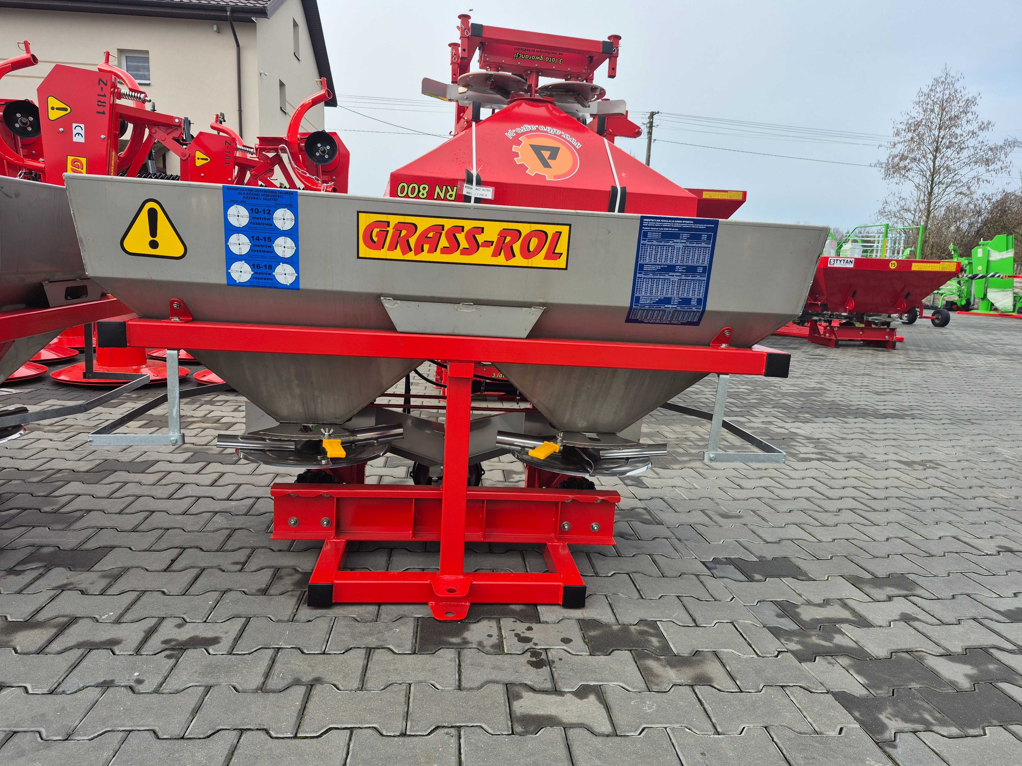 Rozsiewacz Polowy stal nierdzewna Grass-Rol