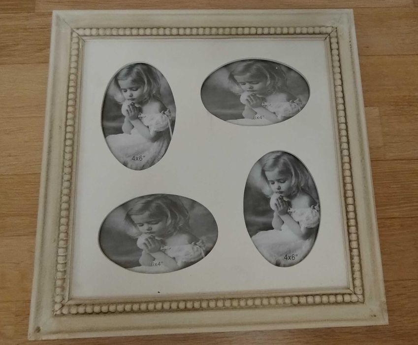 Ramka na zdjęcia w stylu retro, rozmiar 37,3 x 37,3