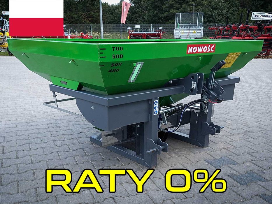 Rozsiewacz nawozu siewka wapna ocynk hydraulika Raty Dostawa Producent