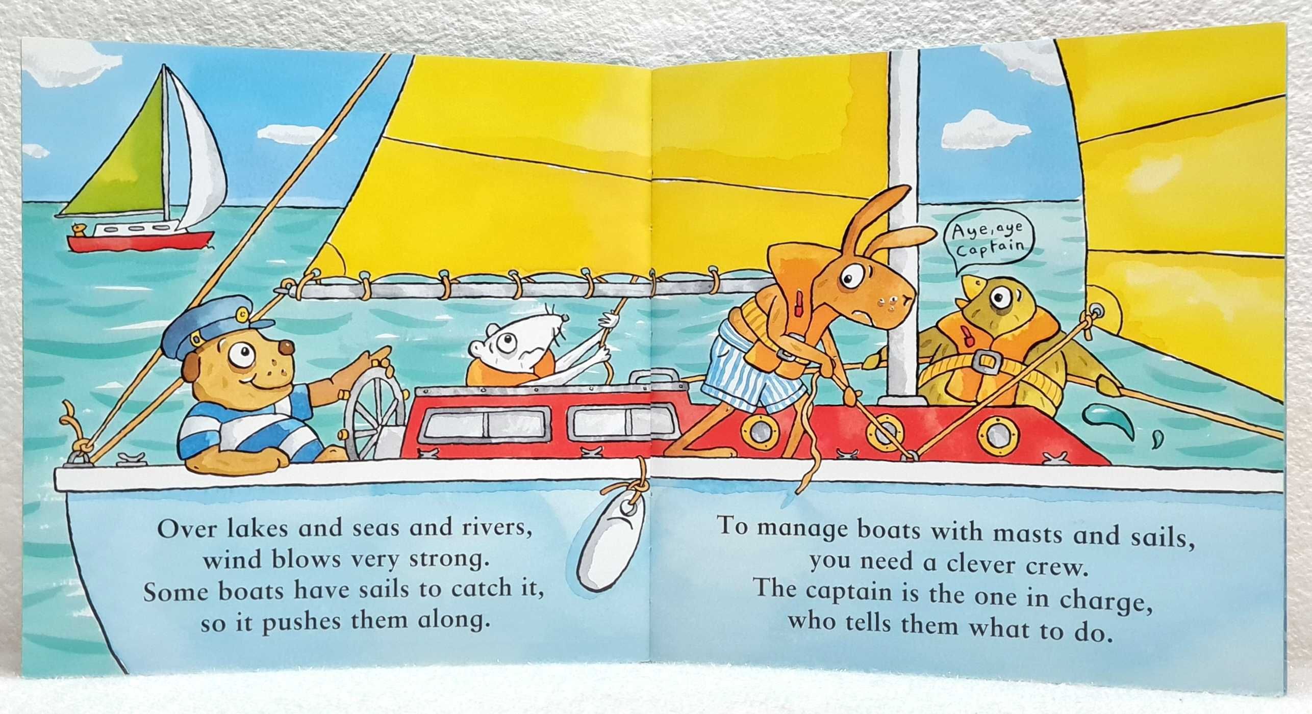 Brilliant Boats Tony Mitton Ant Parker książka angielska dla dzieci