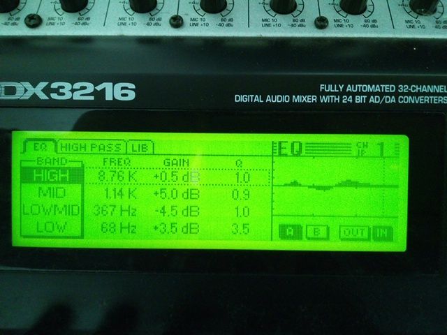 Mesa mistura digital DDX 3216