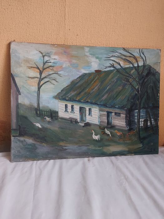 Obraz wies chałupa