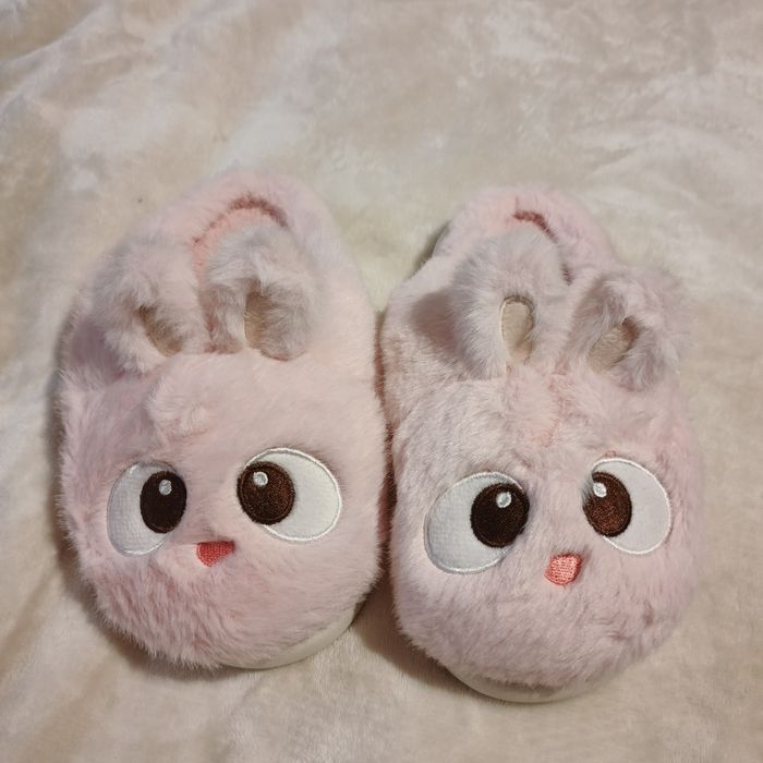 Тапки зайки утеплённые