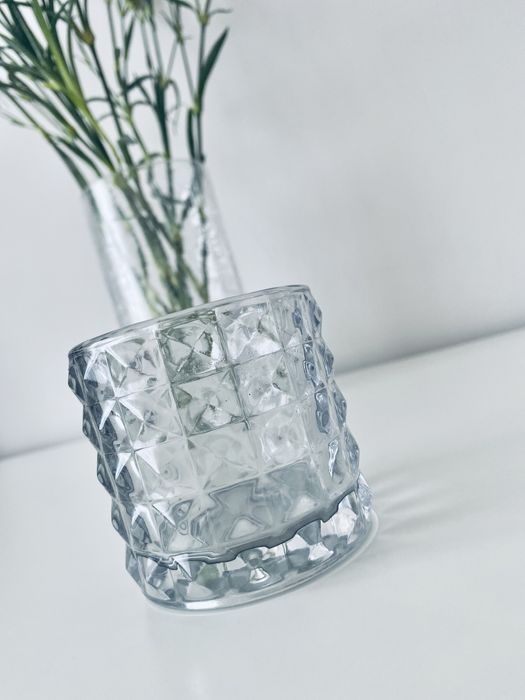 Świecznik szklany dekoracja