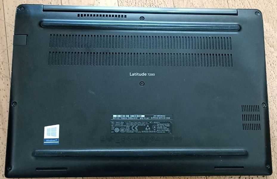 Dell Latitude 7280 по частям (разборка)
