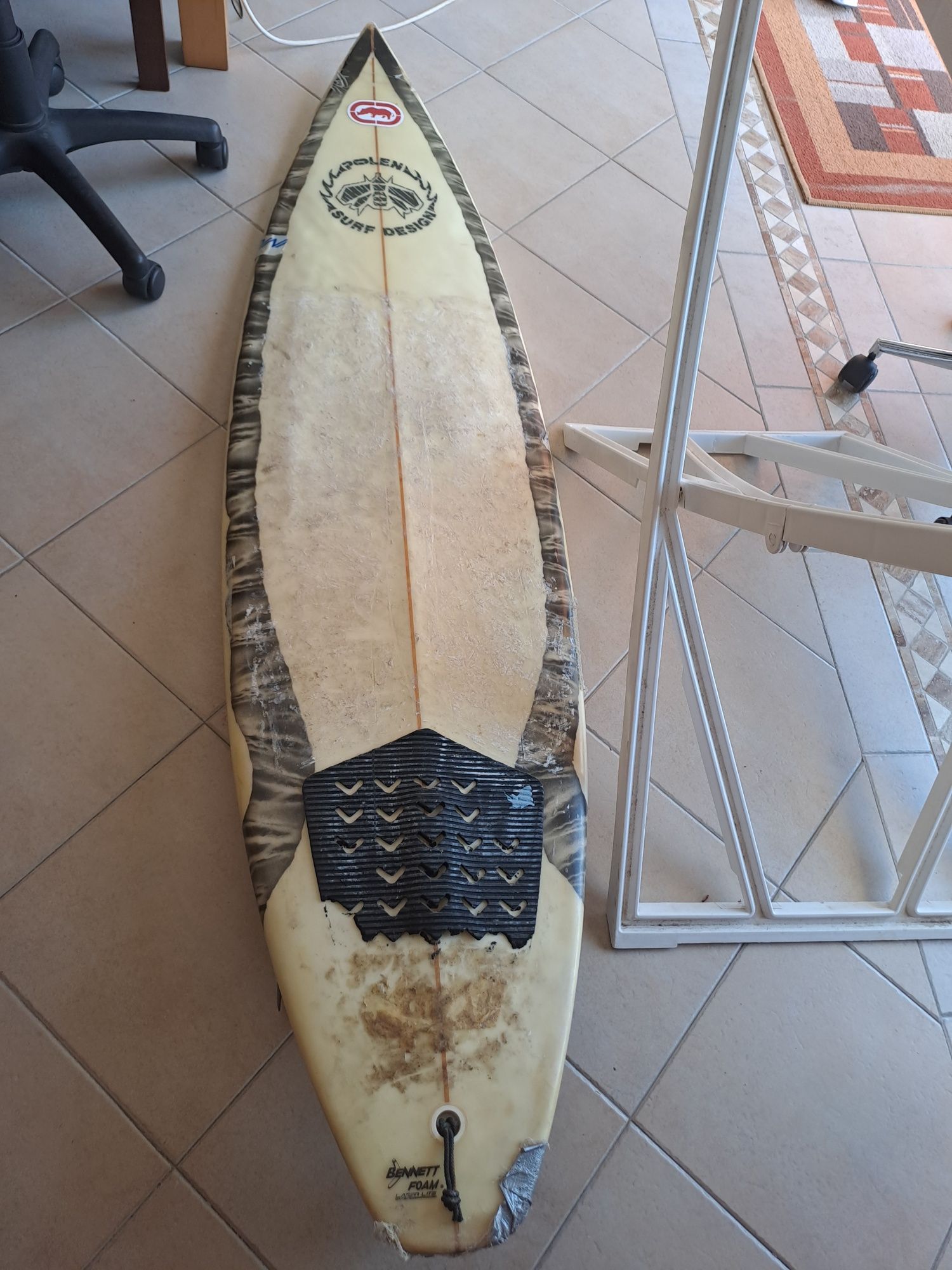 Prancha de Surf Polen 6'4" – Bennett Foam – Usada